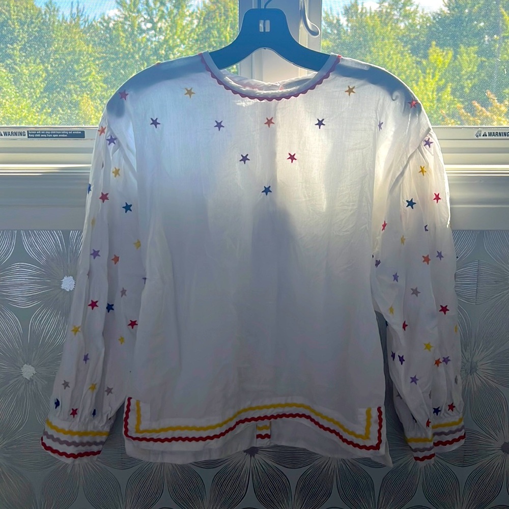 Star print shirt